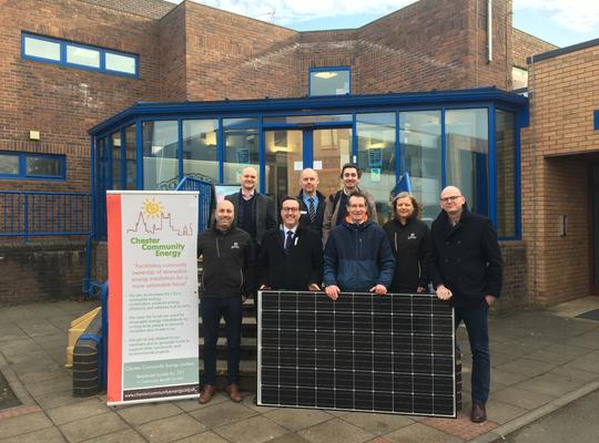Chester Community Energy celebrates two new solar schemes