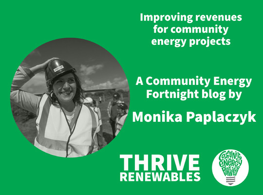 Improving revenues for community energy projects