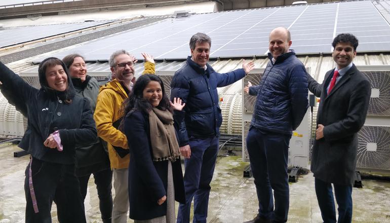 Ed Miliband celebrate North Kensington Community Energy