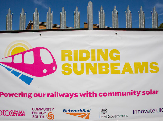 World first as solar connected to railway line in Aldershot 
